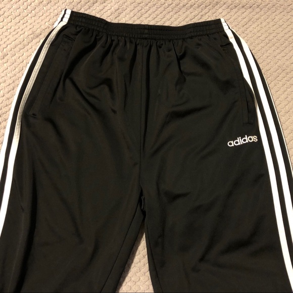 Adidas Vintage Black Rip Away Athletic Track Pants - Picture 2 of 9